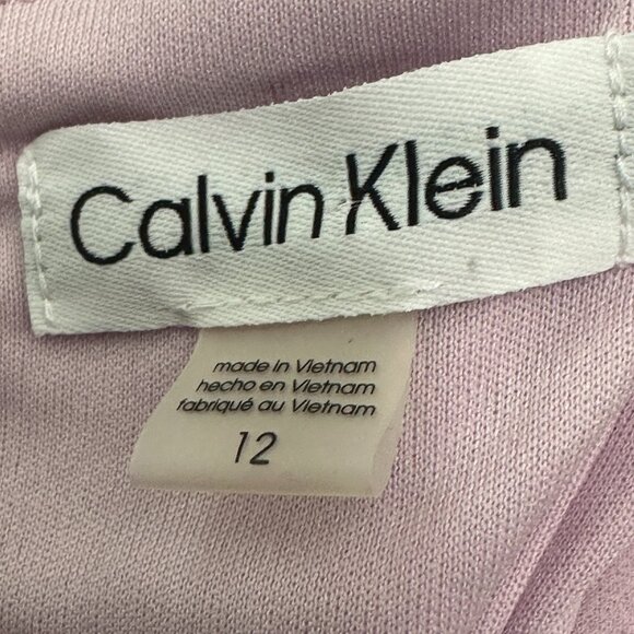 NWT Calvin Klein Cherry Blossom Sheath Dress SZ 12 - Flirty, Feminine, & Fierce - Picture 6 of 11